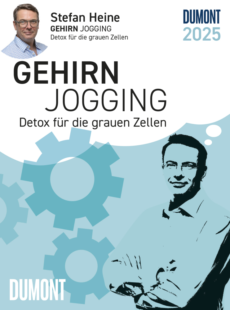 Cover: 4250809653846 | Stefan Heine Gehirnjogging 2025 Tagesabreißkalender - 11,8x15,9 -...