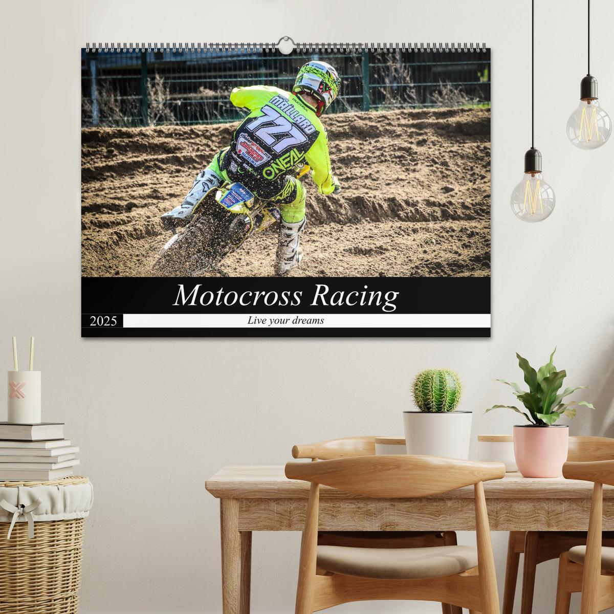 Bild: 9783435372225 | Motocross Racing 2025 (Wandkalender 2025 DIN A2 quer), CALVENDO...