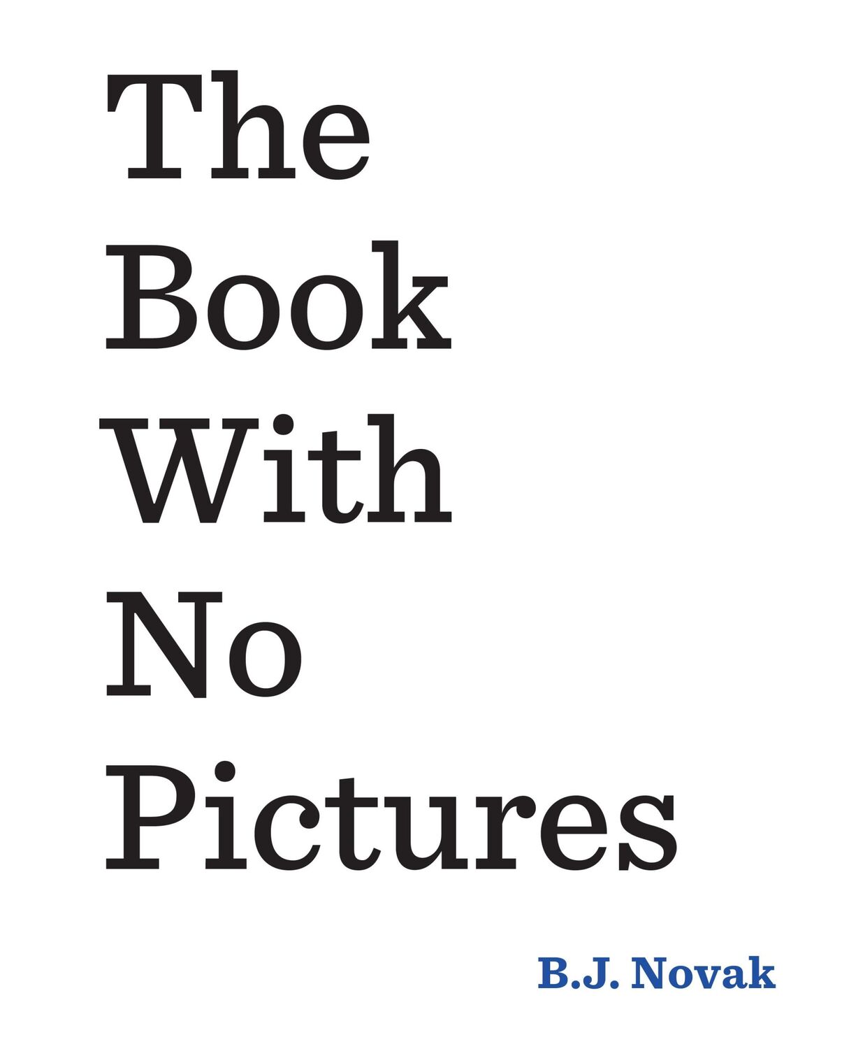 Cover: 9780141361796 | The Book with No Pictures | B. J. Novak | Taschenbuch | 40 S. | 2016