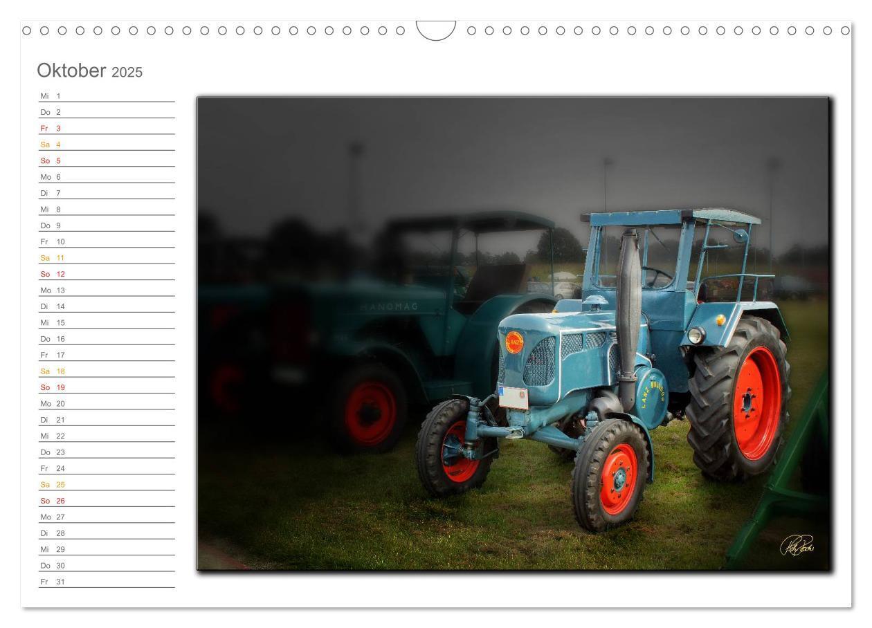 Bild: 9783435634514 | Oldtimer - geliebte Trecker (Wandkalender 2025 DIN A3 quer),...