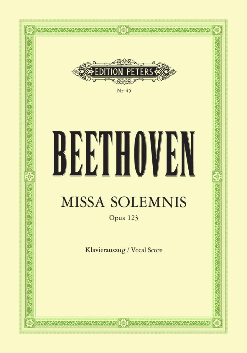 Cover: 9790014001506 | Missa solemnis D-Dur op. 123 | Ludwig van Beethoven | Taschenbuch