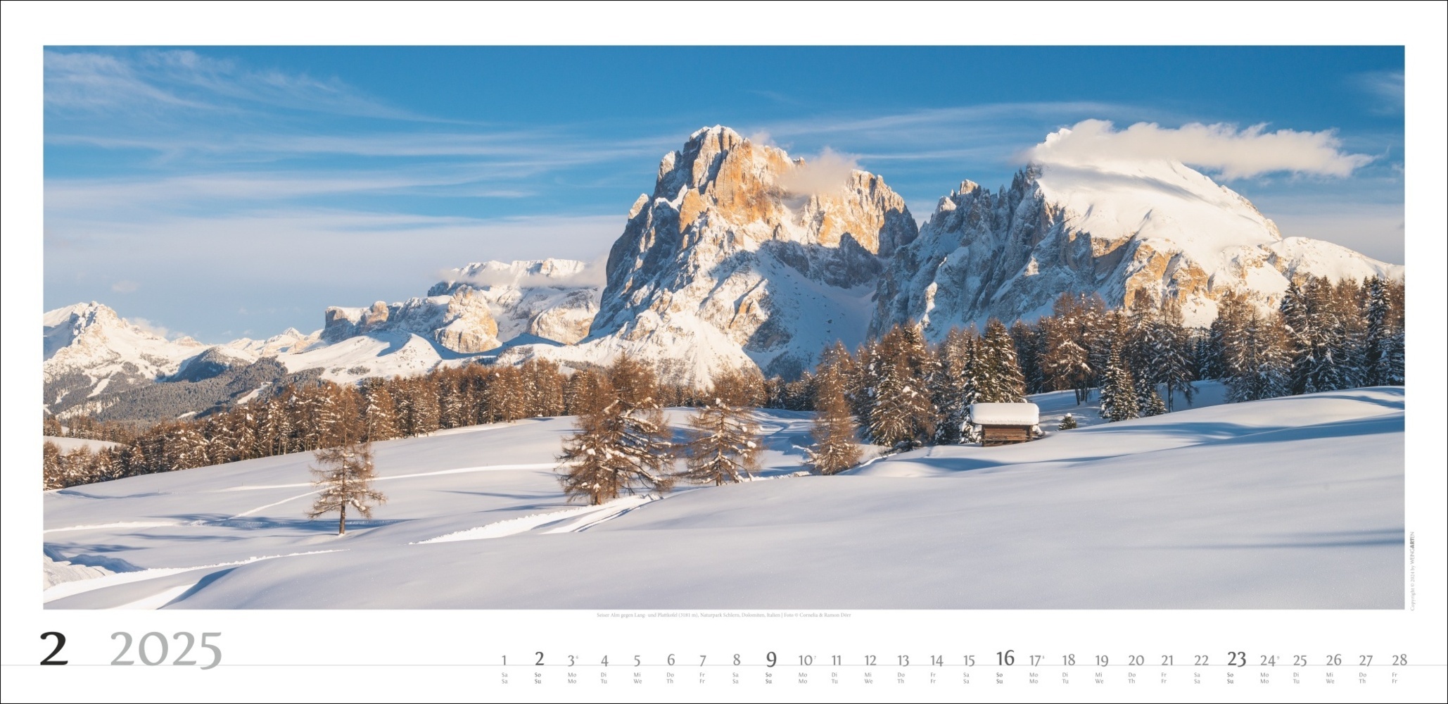 Bild: 9783839900215 | Alpenpanorama Kalender 2025 | Cornelia Dörr (u. a.) | Kalender | 14 S.