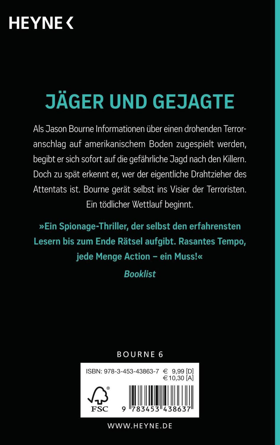 Bild: 9783453438637 | Das Bourne Attentat | Robert Ludlum | Taschenbuch | Jason Bourne