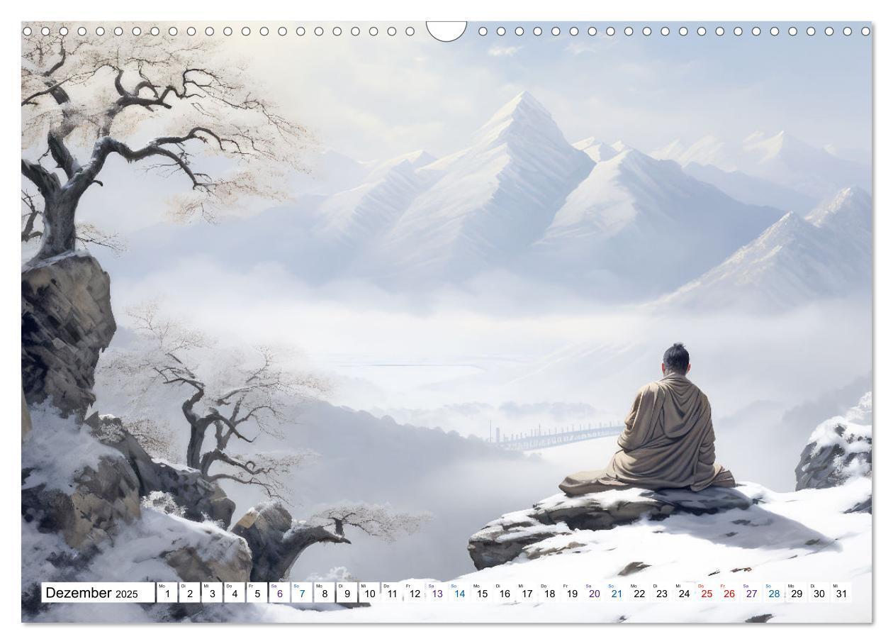 Bild: 9783383779978 | Meditation und weiter Horizont (Wandkalender 2025 DIN A3 quer),...