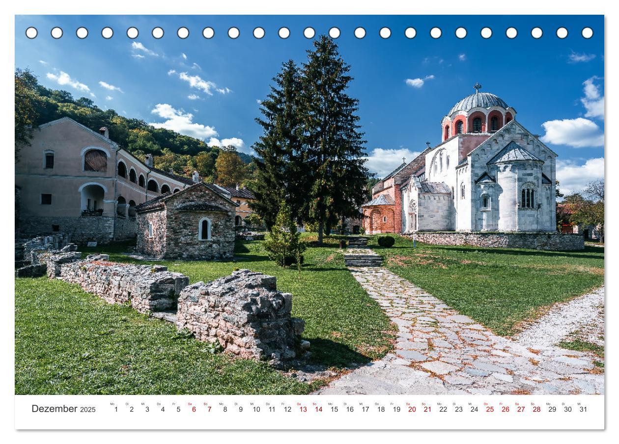 Bild: 9783435242245 | Serbien - Mosaikstein des Balkans (Tischkalender 2025 DIN A5 quer),...