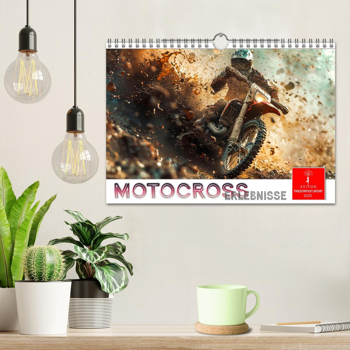 Bild: 9783457147962 | Motocross Erlebnisse (Wandkalender 2025 DIN A4 quer), CALVENDO...