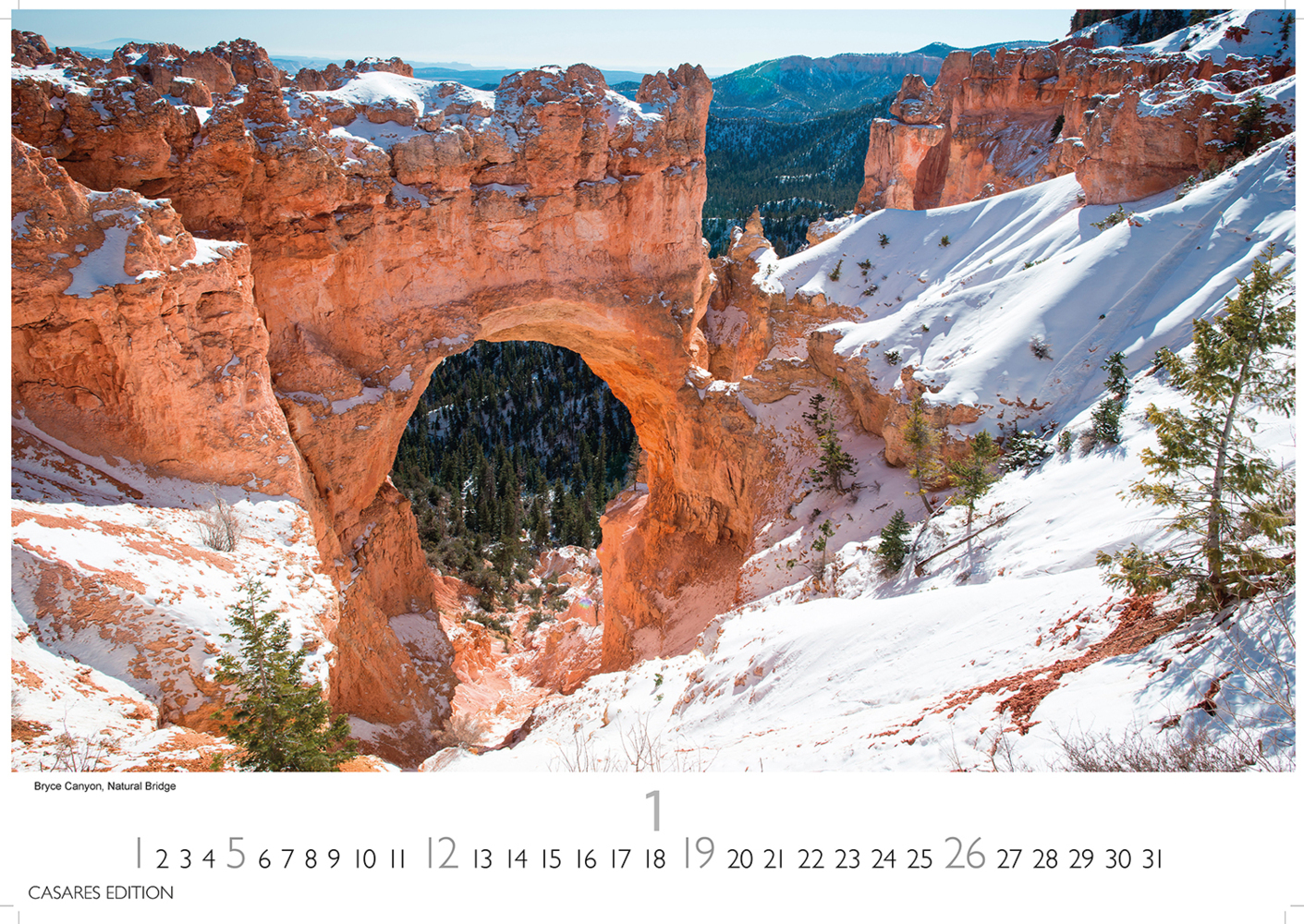 Bild: 9781835242681 | Nationalparks USA 2025 L 35x50cm | Kalender | 14 S. | Deutsch | 2025