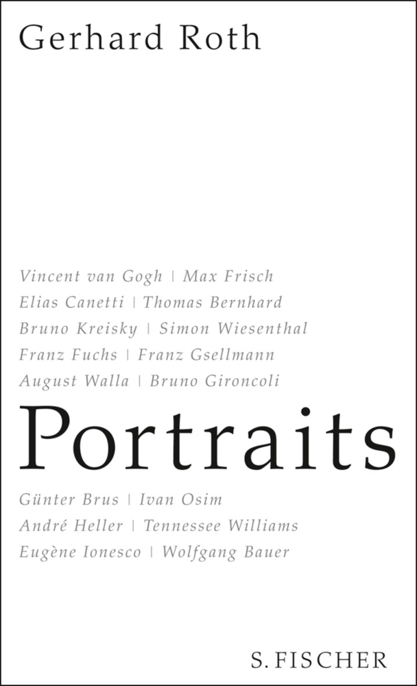 Cover: 9783100660657 | Portraits | Gerhard Roth | Buch | 320 S. | Deutsch | 2012