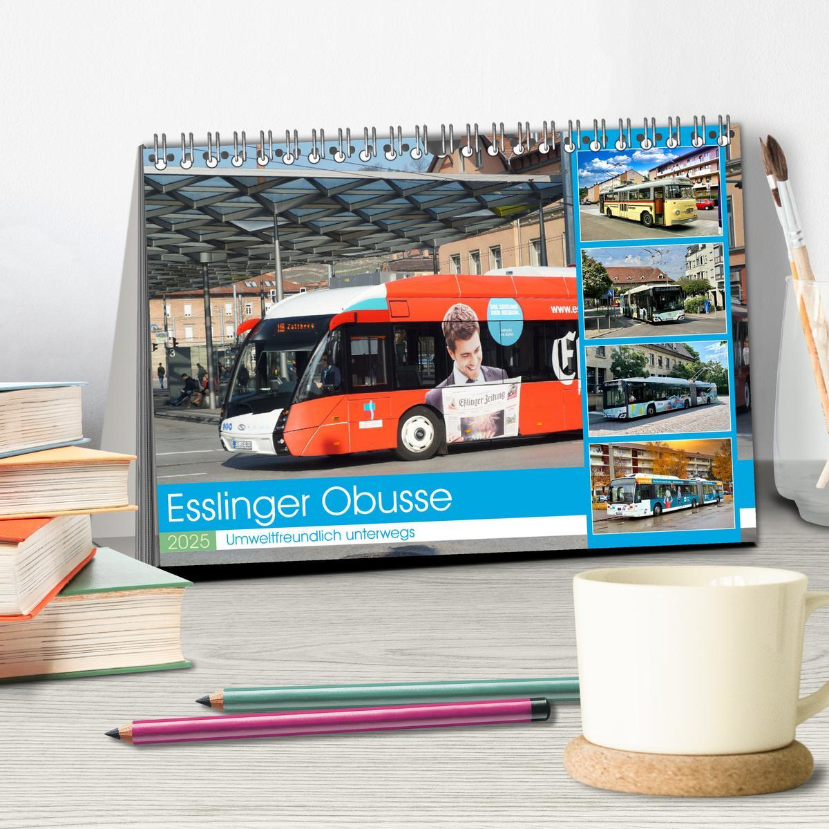 Bild: 9783383896613 | Esslinger Obusse (Tischkalender 2025 DIN A5 quer), CALVENDO...