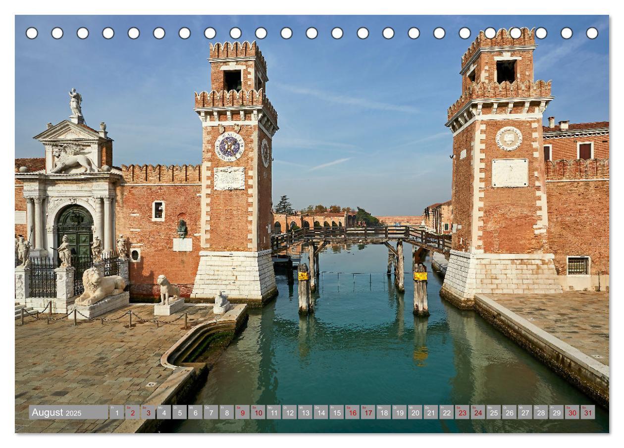 Bild: 9783383821981 | Mein VENEDIG (Tischkalender 2025 DIN A5 quer), CALVENDO Monatskalender