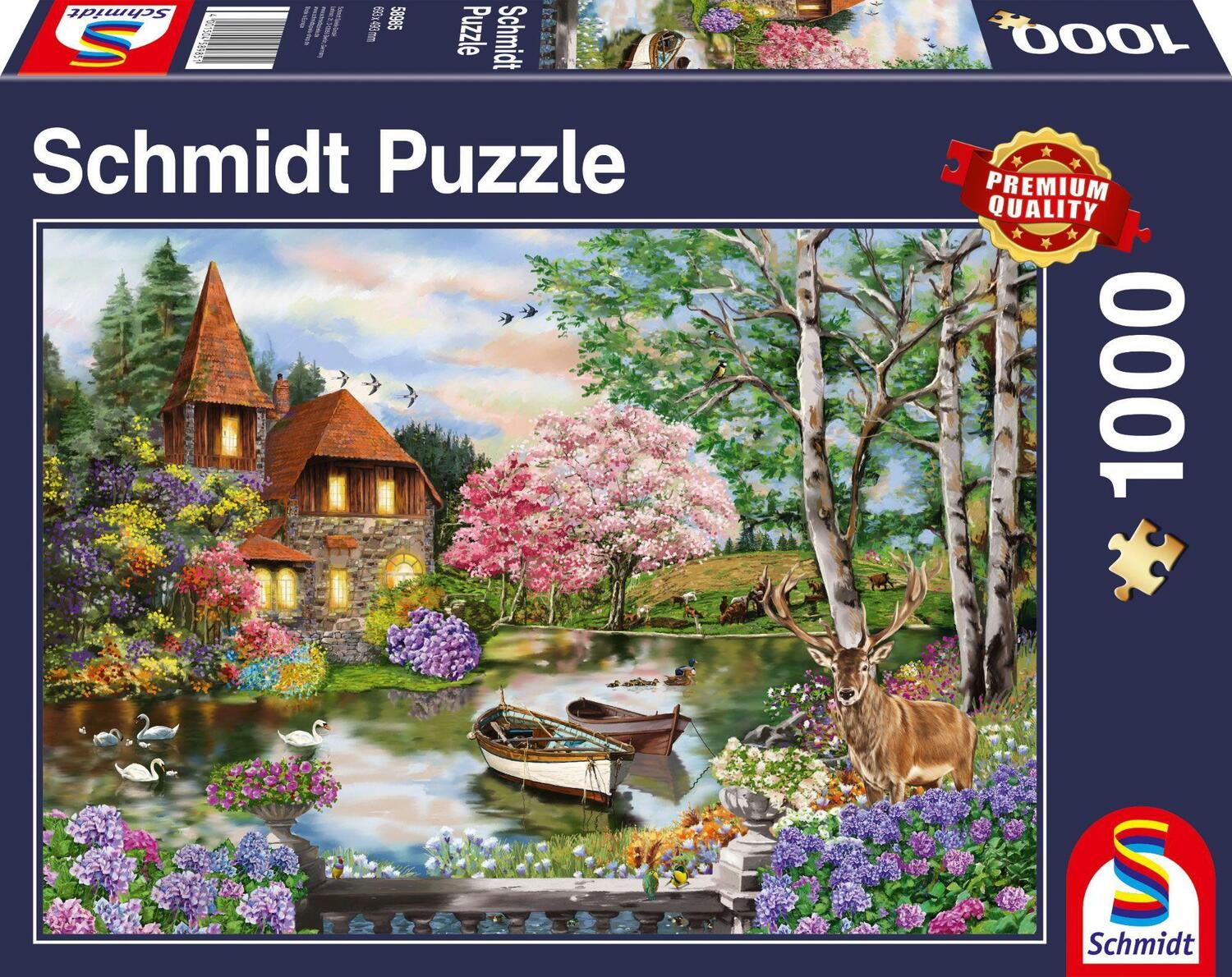 Cover: 4001504589851 | Haus am See. 1.000 Teile | Erwachsenenpuzzle | Spiel | Deutsch | 2022