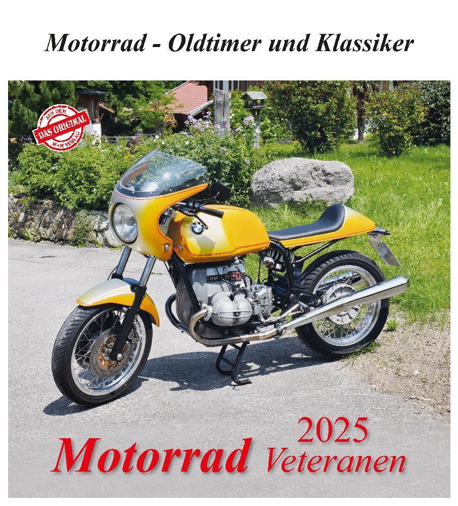 Cover: 9783961666515 | Motorrad Veteranen 2025 | Motorrad - Oldtimer und Klassiker | Kalender