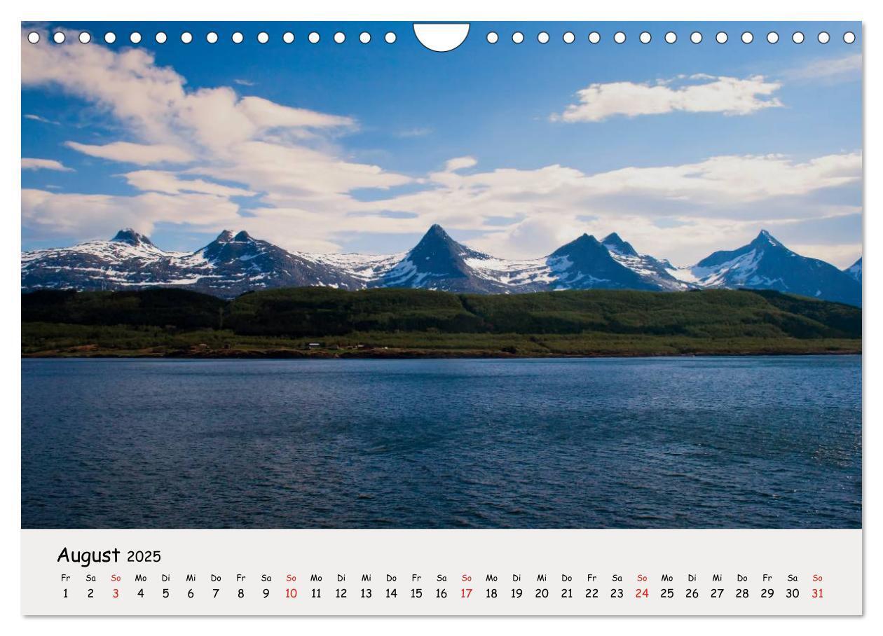 Bild: 9783435791927 | Auf dem Weg zum Nordkap (Wandkalender 2025 DIN A4 quer), CALVENDO...