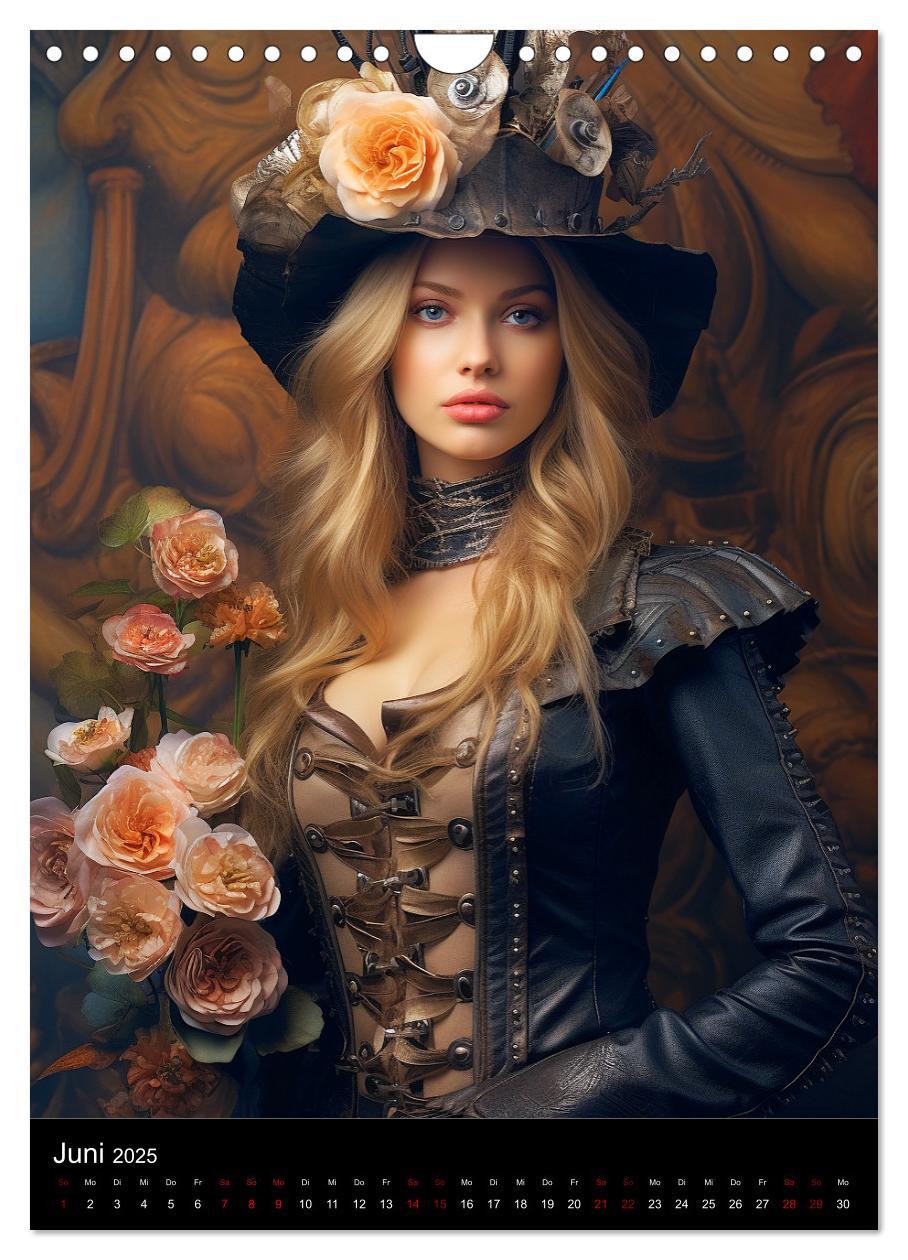 Bild: 9783435860982 | Steampunk. Faszinierend schöne Frauenportraits (Wandkalender 2025...