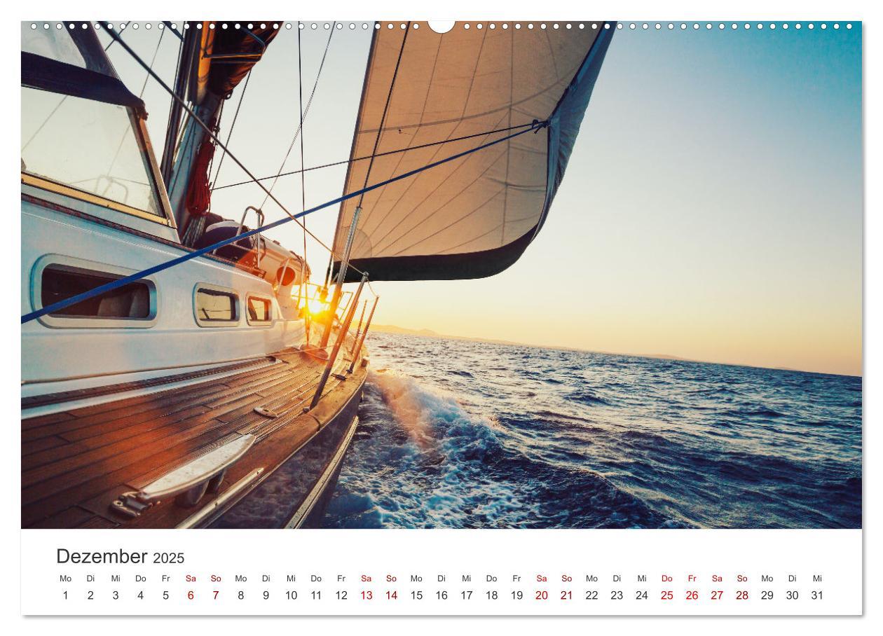 Bild: 9783383887772 | Segeln - Die Freiheit genießen. (hochwertiger Premium Wandkalender...