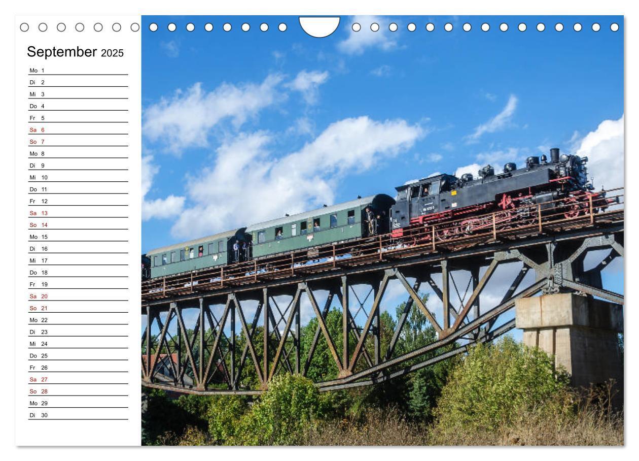 Bild: 9783435217847 | Die Mansfelder Bergwerksbahn (Wandkalender 2025 DIN A4 quer),...