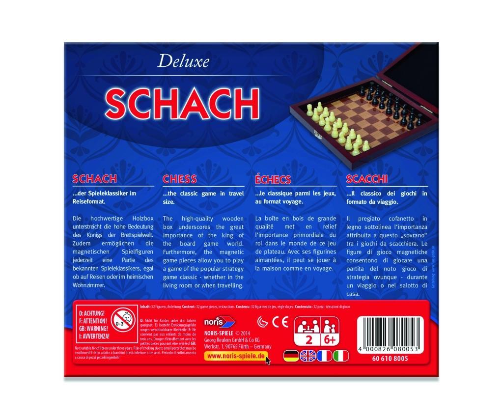 Bild: 4000826080053 | Deluxe Reisespiel Schach | 2 Spieler | Spiel | 606108005 | Deutsch