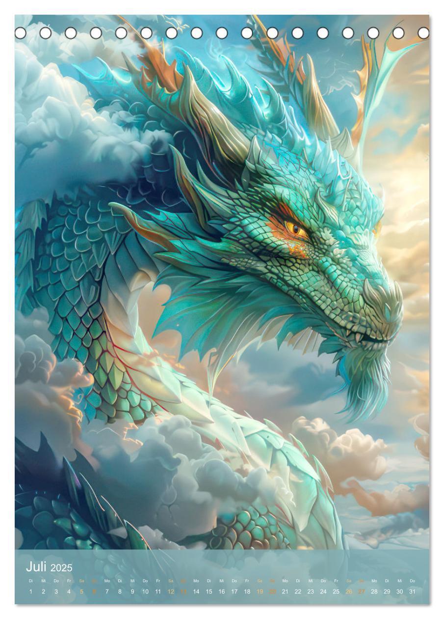 Bild: 9783457071144 | Drachen - Im Fantasieland gesichtet (Tischkalender 2025 DIN A5...