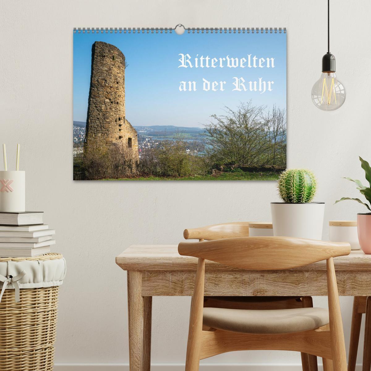 Bild: 9783435027507 | Ritterwelten an der Ruhr (Wandkalender 2025 DIN A3 quer), CALVENDO...