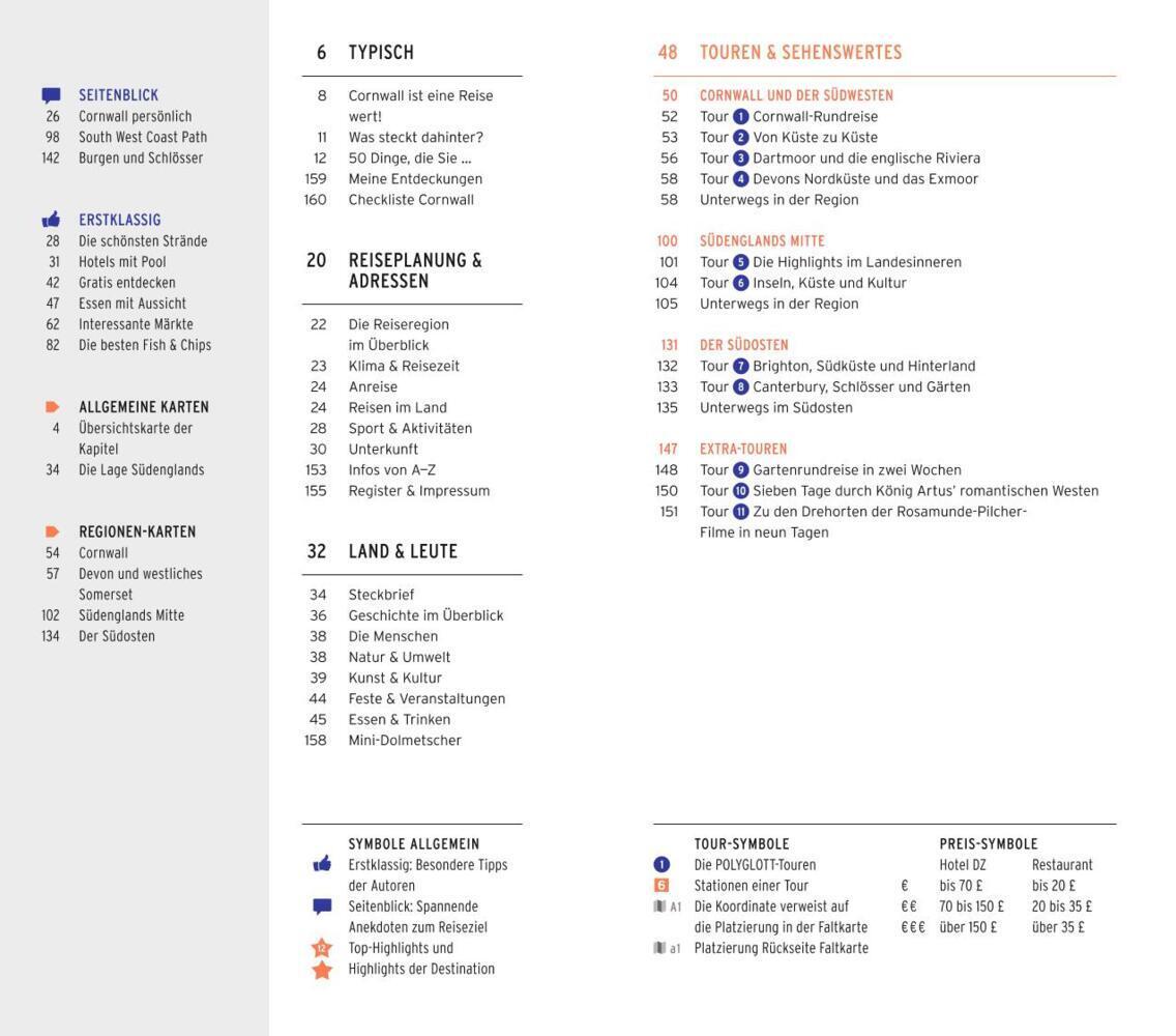 Bild: 9783846404188 | POLYGLOTT on tour Reiseführer Cornwall & Südengland | Dorothea Martin