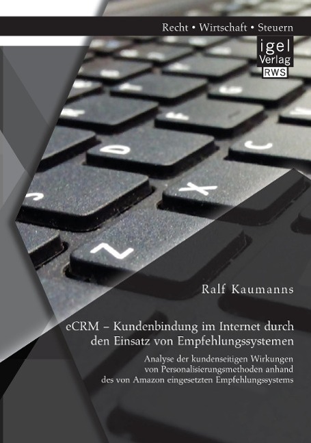 Cover: 9783954852031 | eCRM ¿ Kundenbindung im Internet durch den Einsatz von...