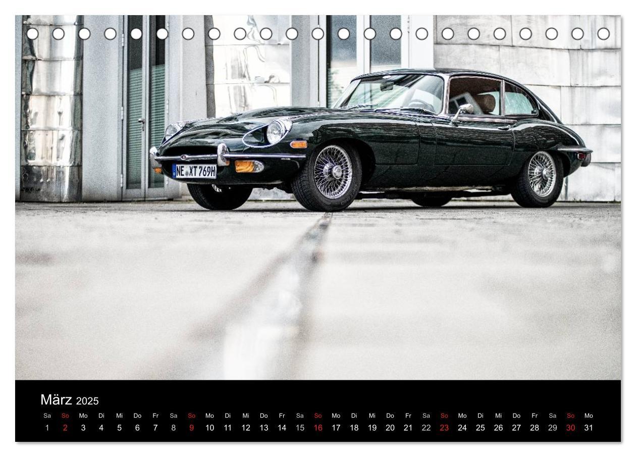 Bild: 9783435563036 | Jaguar E-Type 2025 (Tischkalender 2025 DIN A5 quer), CALVENDO...