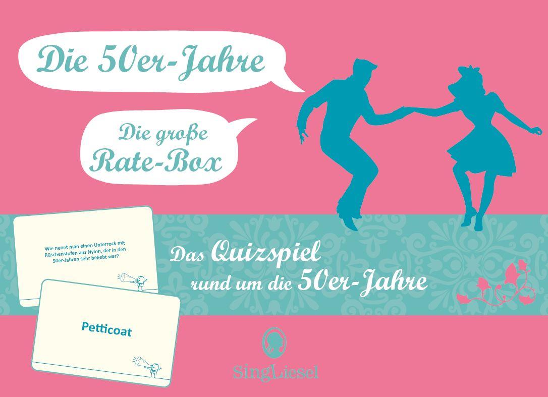 Cover: 4280000809674 | Das 50er-Jahre-Quiz. Das große Quiz-Spiel für Senioren rund um die...