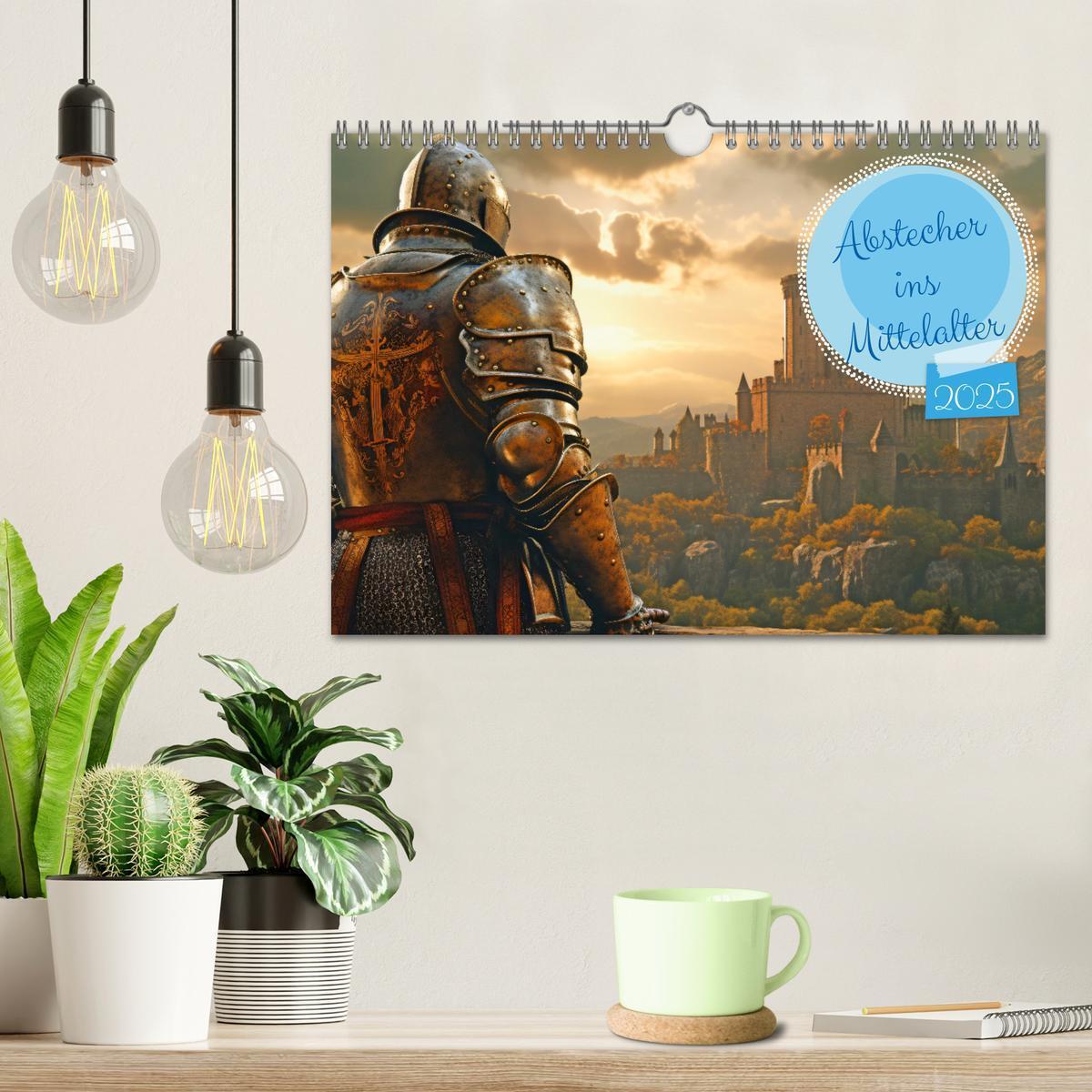 Bild: 9783383858864 | Abstecher ins Mittelalter (Wandkalender 2025 DIN A4 quer), CALVENDO...