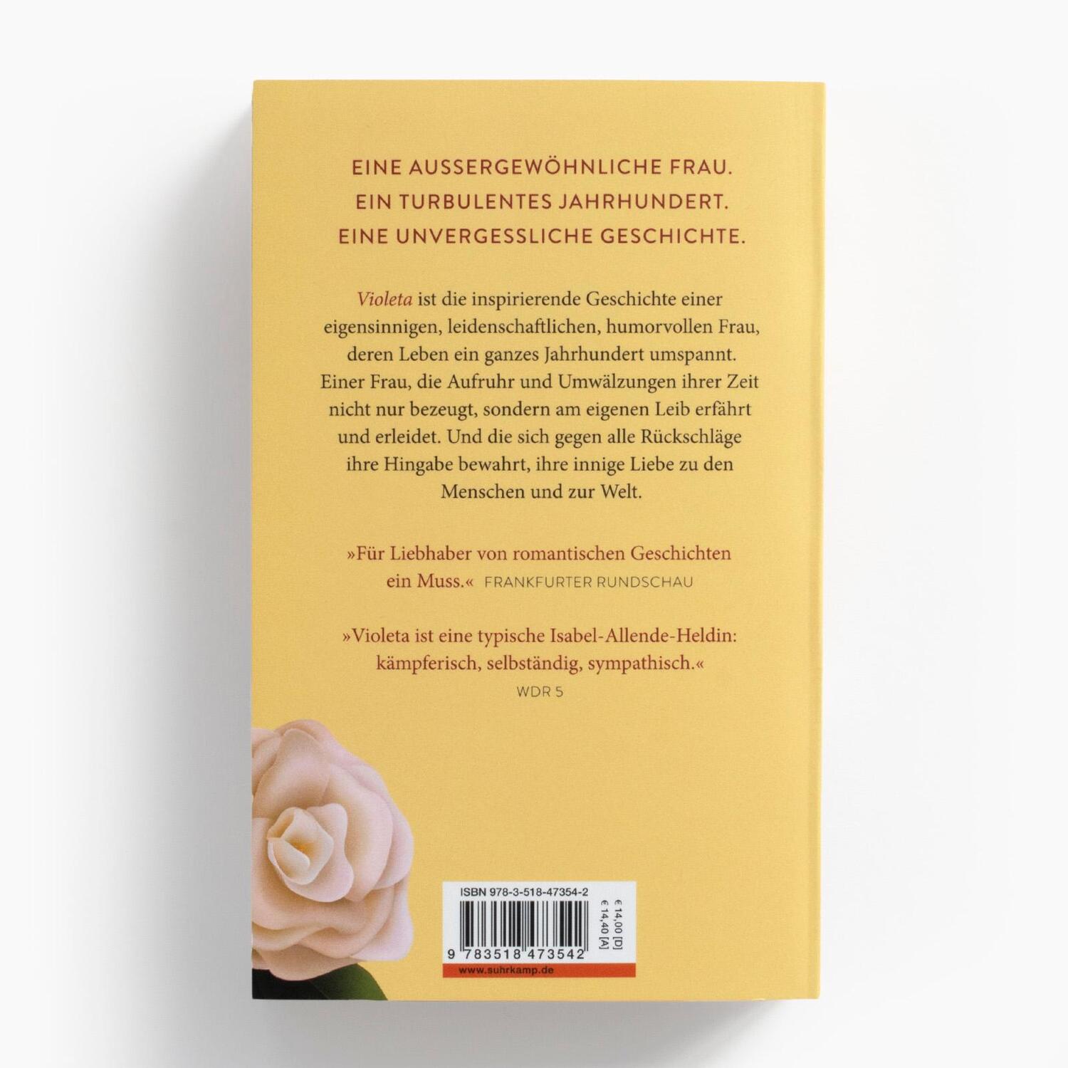 Bild: 9783518473542 | Violeta | Isabel Allende | Taschenbuch | 398 S. | Deutsch | 2023