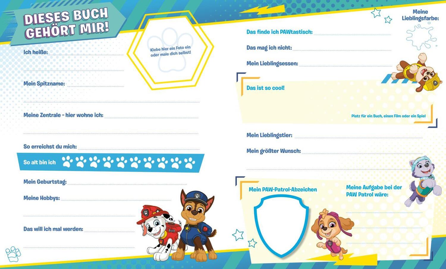 Bild: 9783845122427 | PAW Patrol Mitmachbuch: Mein Freundebuch | Buch | PAW Patrol | 64 S.