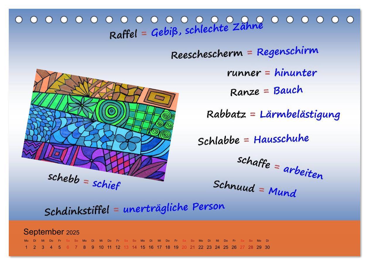 Bild: 9783435519620 | De Hessisch-Kalenner - hessisch babbele lerne in aam Johr...