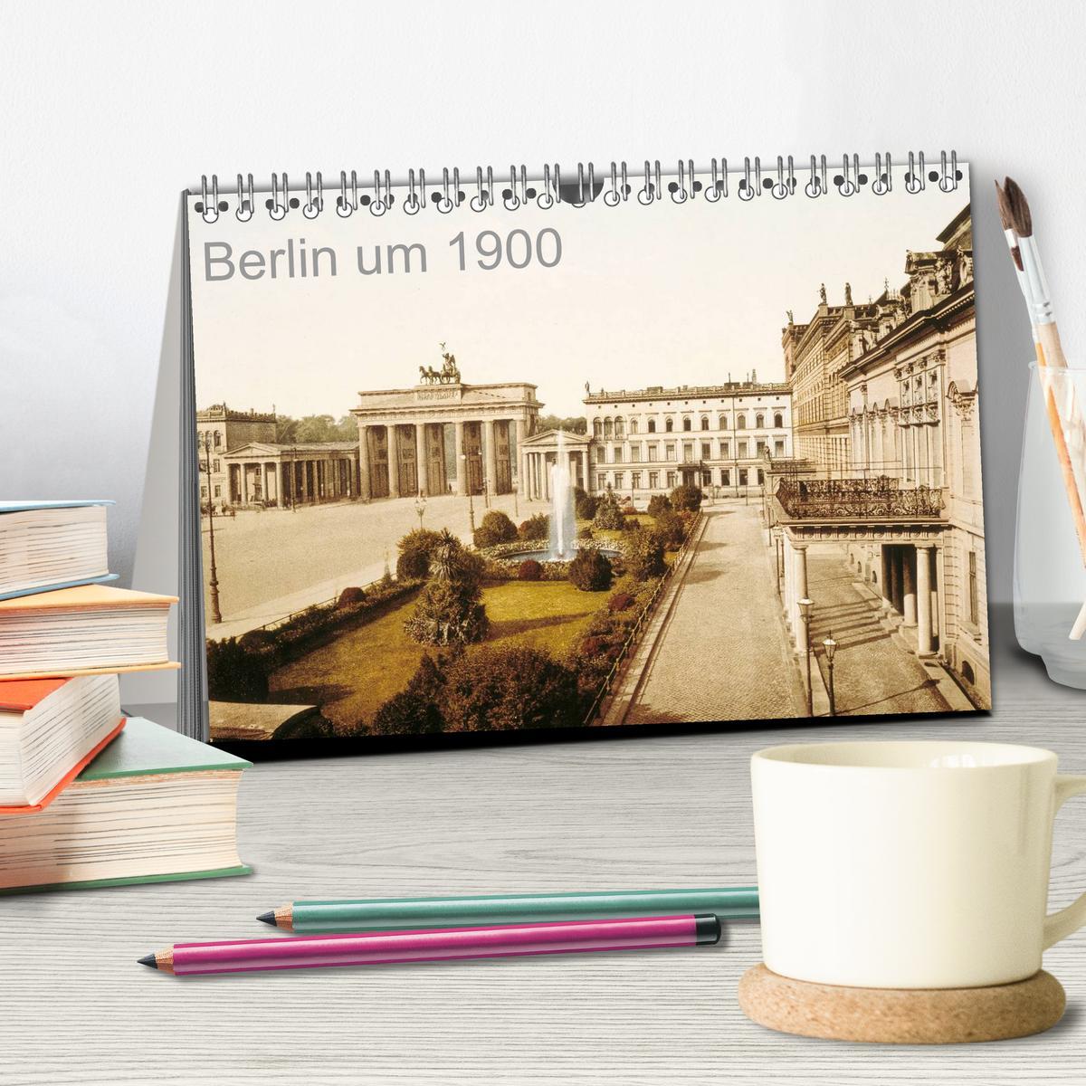 Bild: 9783435810246 | Berlin um 1900 (Tischkalender 2025 DIN A5 quer), CALVENDO...