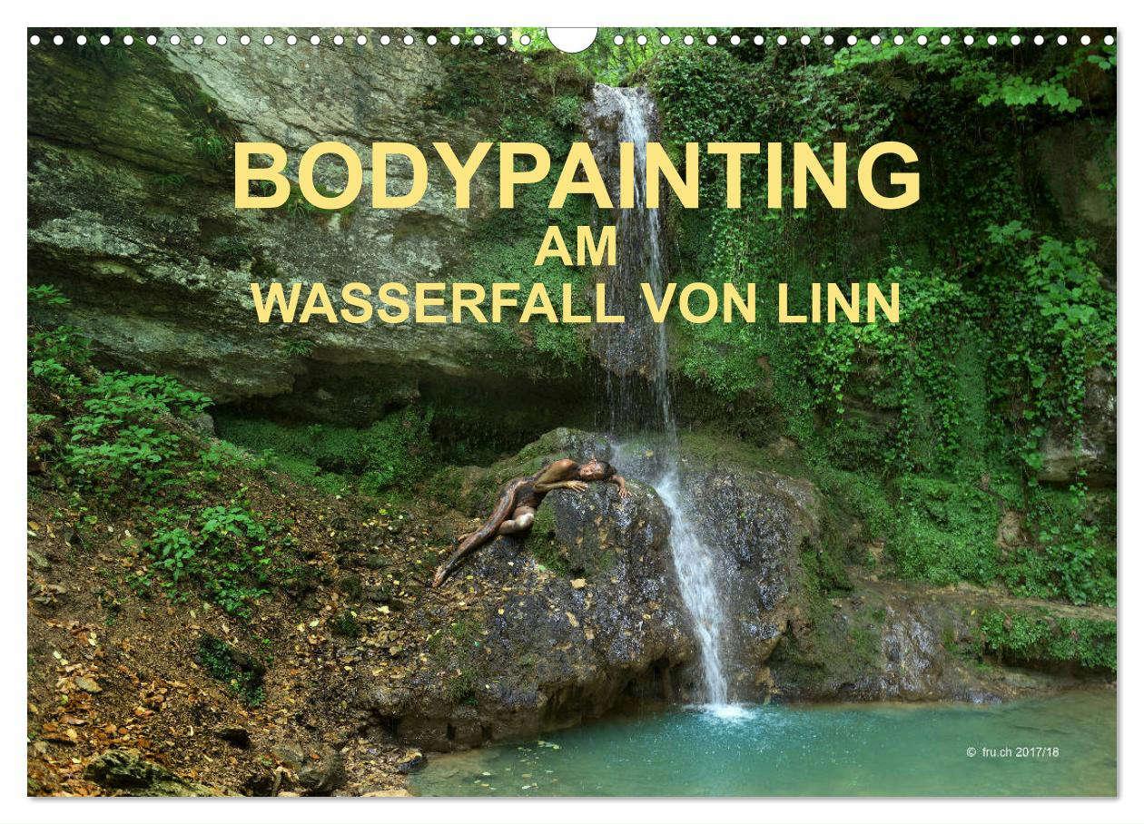 Cover: 9783435300310 | BODYPAINTING AM WASSERFALL VON LINN (Wandkalender 2025 DIN A3...