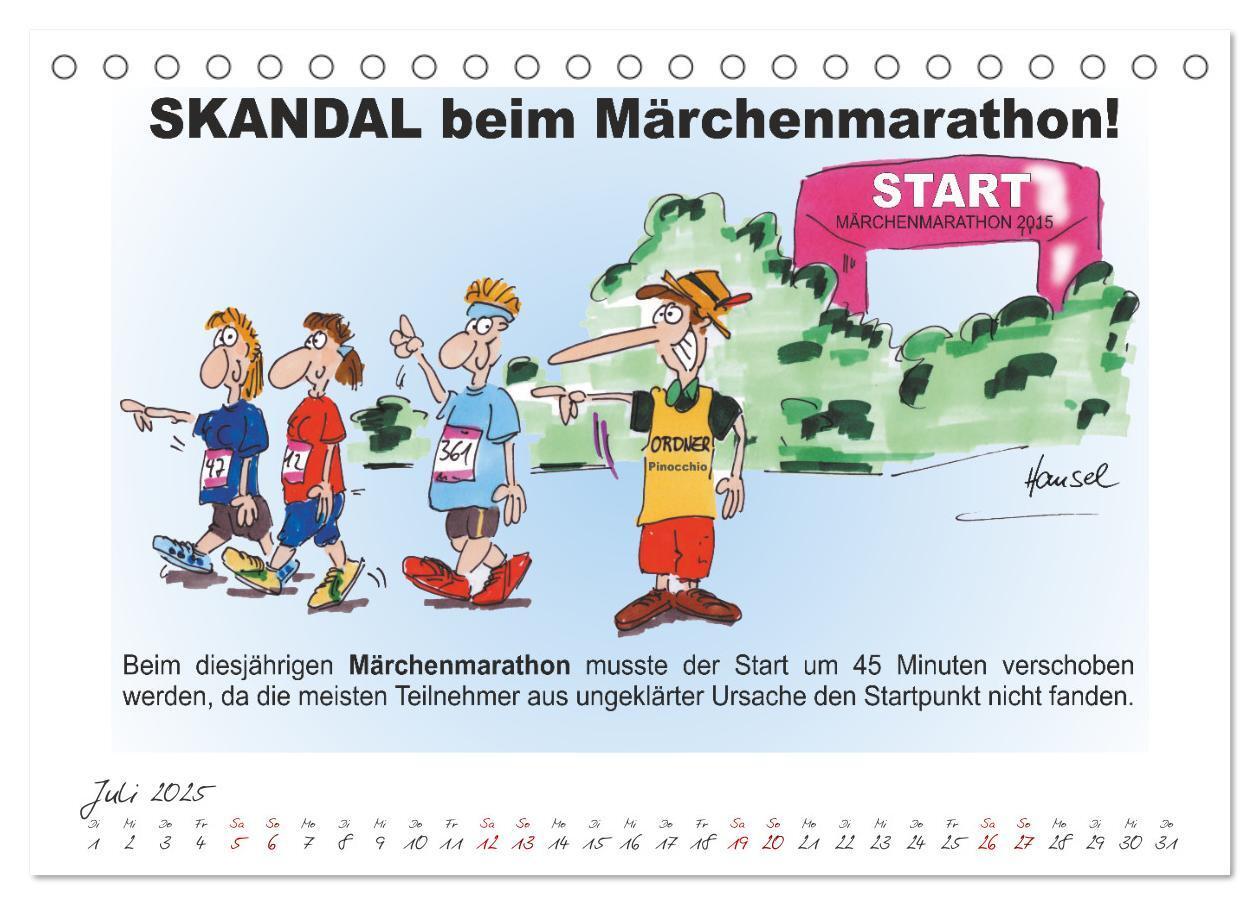 Bild: 9783383925177 | HANSELs kleiner Laufkalender (Tischkalender 2025 DIN A5 quer),...