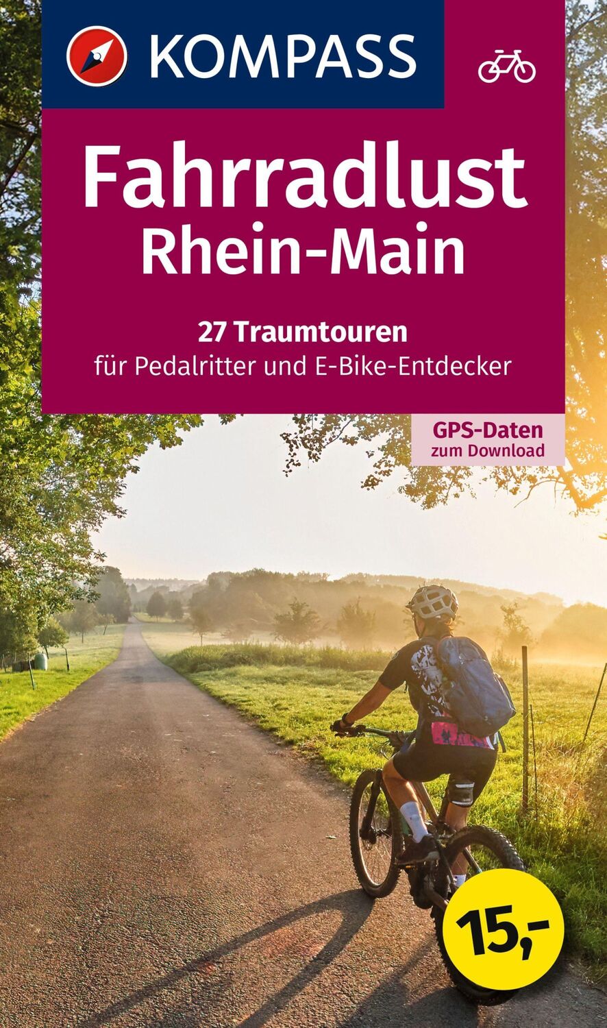 Cover: 9783991541288 | KOMPASS Fahrradlust Rhein-Main | Taschenbuch | 240 S. | Deutsch | 2024