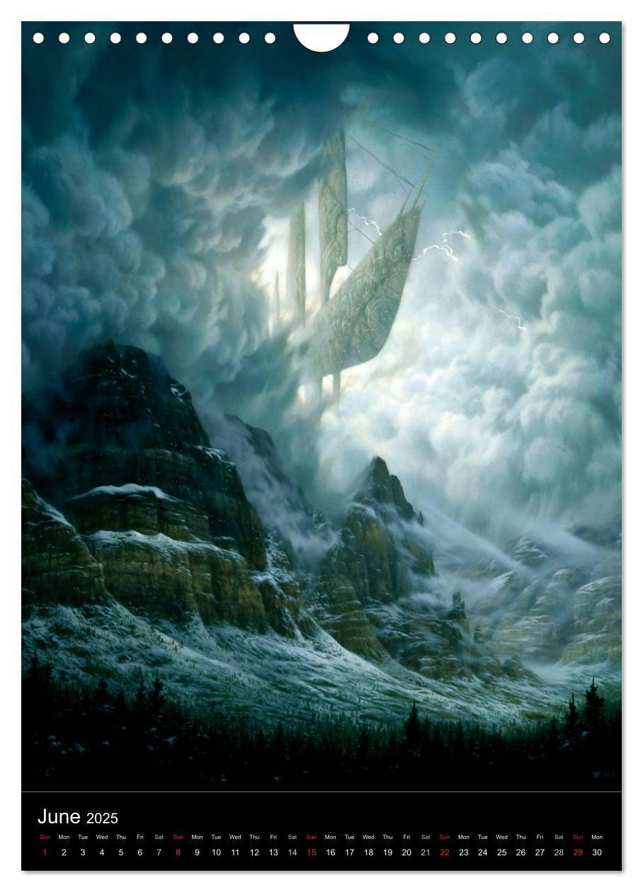 Bild: 9781325976904 | INNERSCAPES Fantasy Paintings by Christophe Vacher (Wall Calendar...