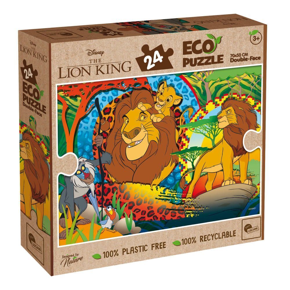 Cover: 8008324091843 | DISNEY ECO-PUZZLE DF LION KING 24 | Spiel | Kartonschachtel | 91843