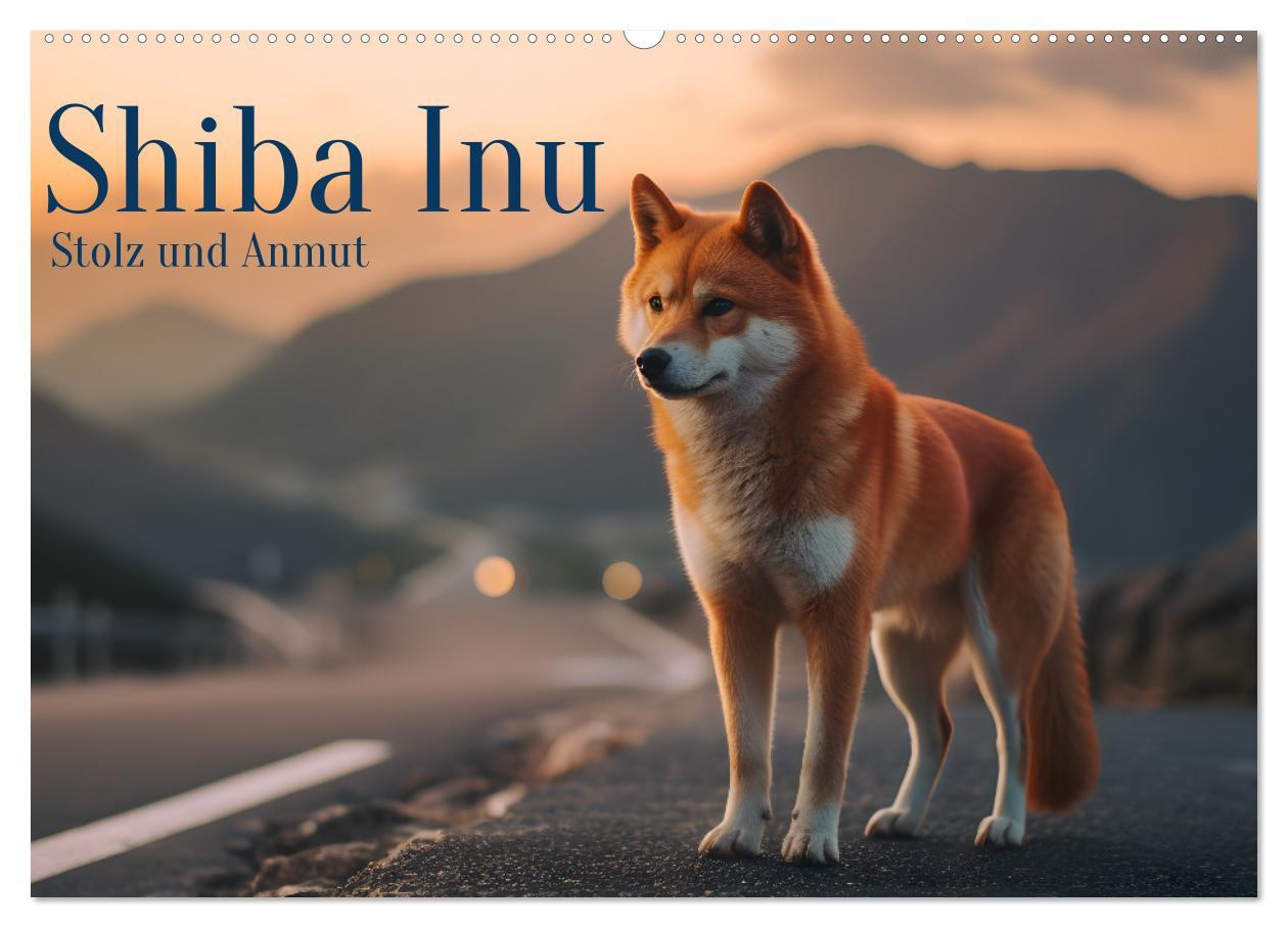 Cover: 9783383858260 | Shiba Inu - Stolz und Anmut (Wandkalender 2025 DIN A2 quer),...