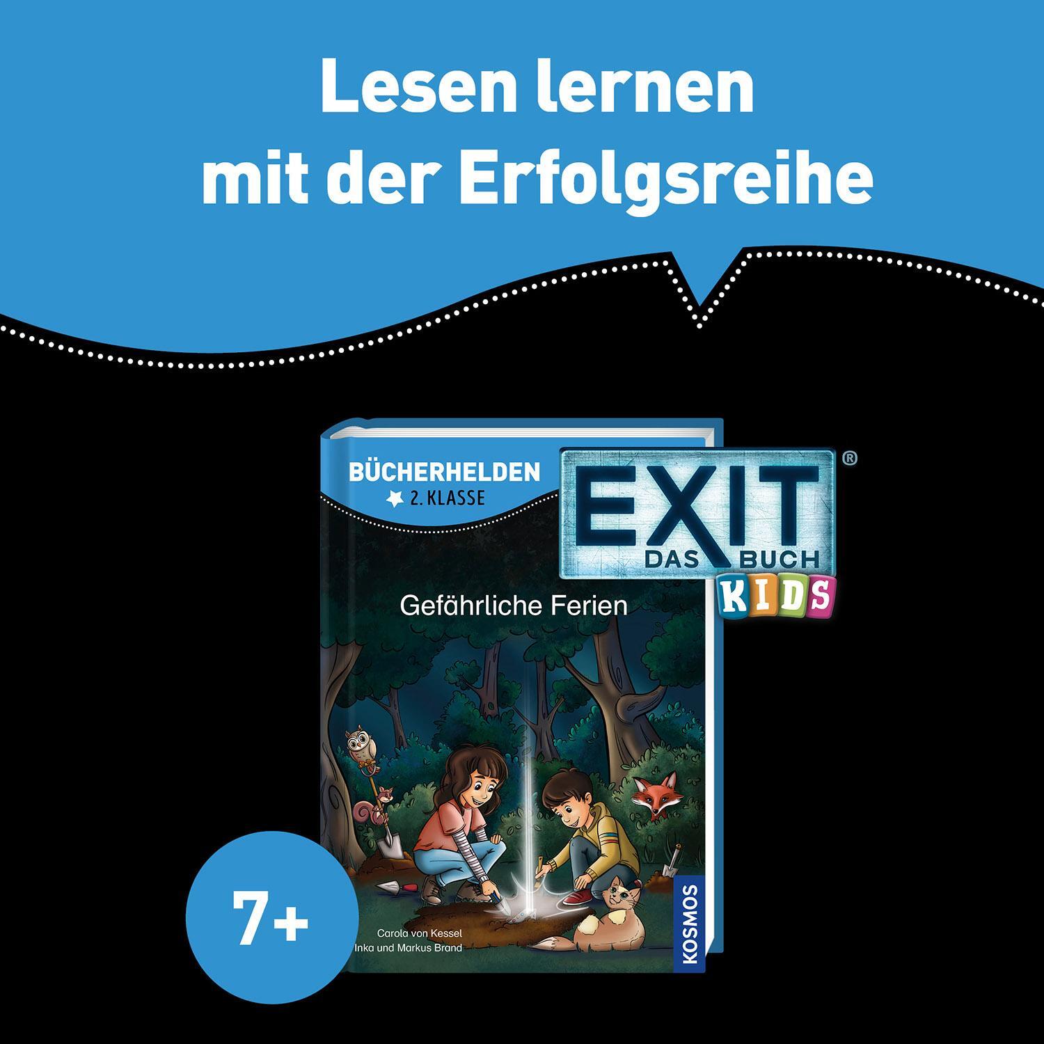 Bild: 9783440178102 | EXIT® - Das Buch Kids, Bücherhelden 2. Klasse, Gefährliche Ferien