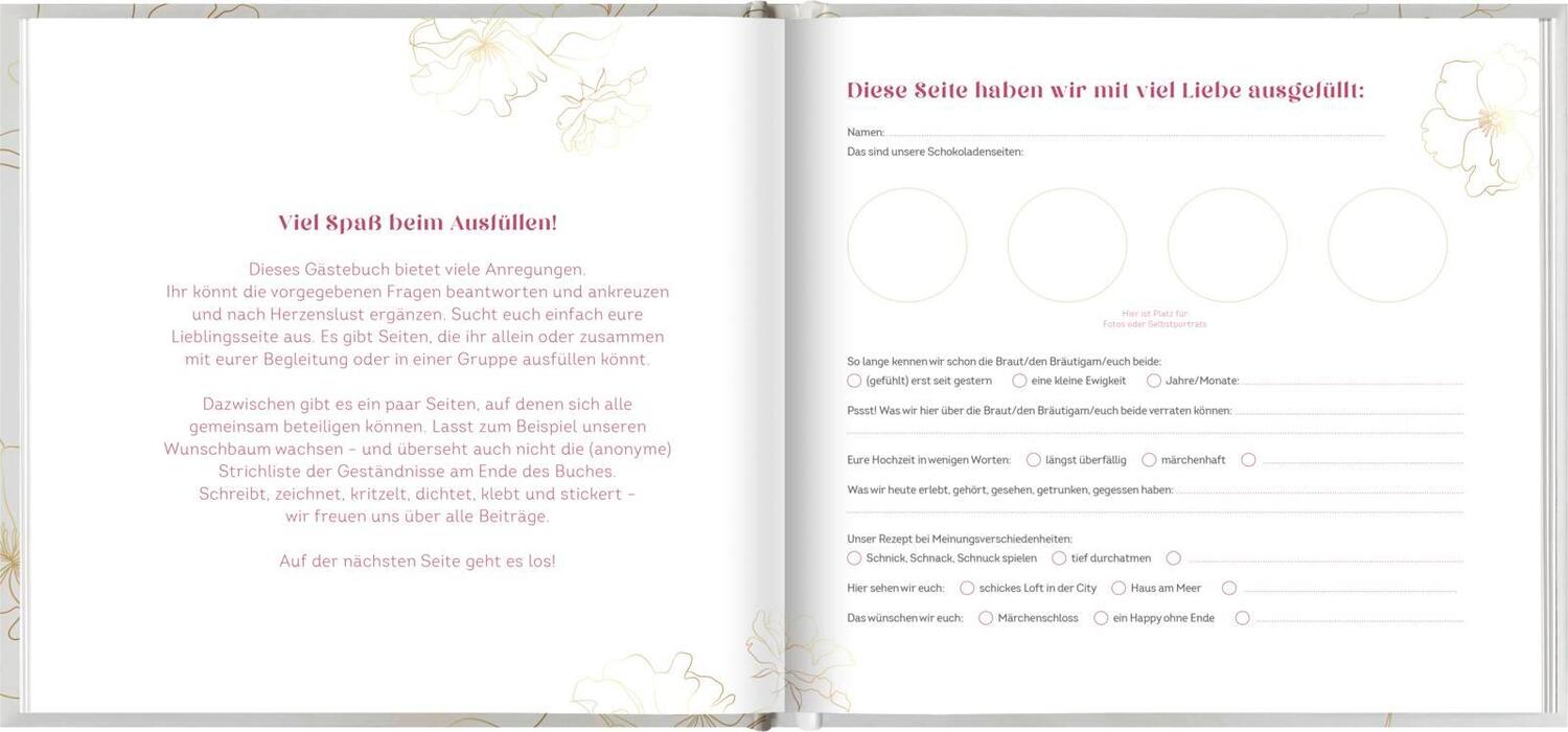 Bild: 4036442011164 | Unsere Hochzeit - Gästebuch | Groh Verlag | Notizbuch | 96 S. | 2023