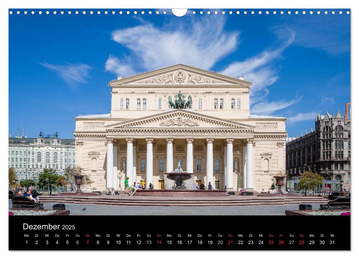 Bild: 9783435644247 | Moskau 2025 (Wandkalender 2025 DIN A3 quer), CALVENDO Monatskalender