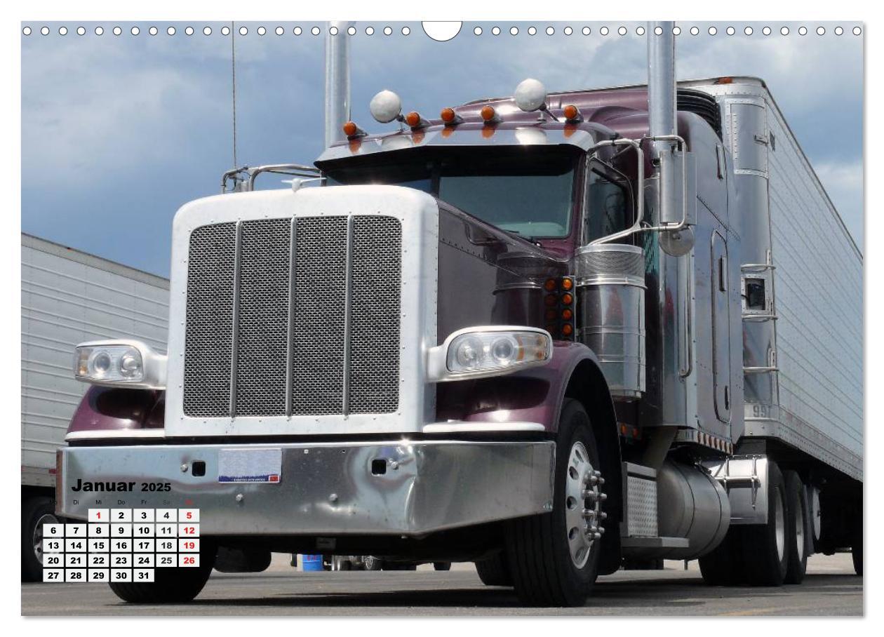 Bild: 9783435498642 | US-Trucks. Faszination Langhauber (Wandkalender 2025 DIN A3 quer),...