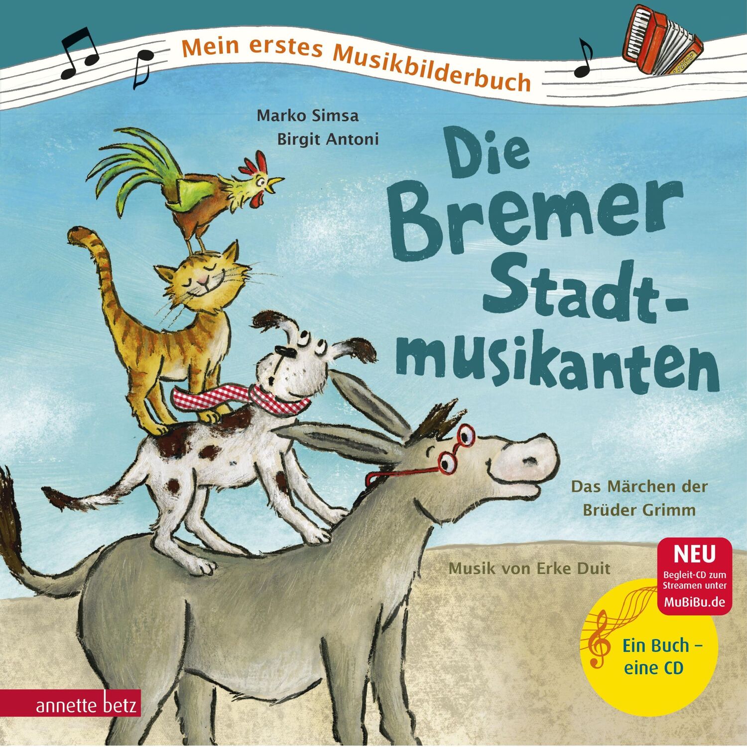 Cover: 9783219117226 | Die Bremer Stadtmusikanten | Marko Simsa | Buch | 24 S. | Deutsch