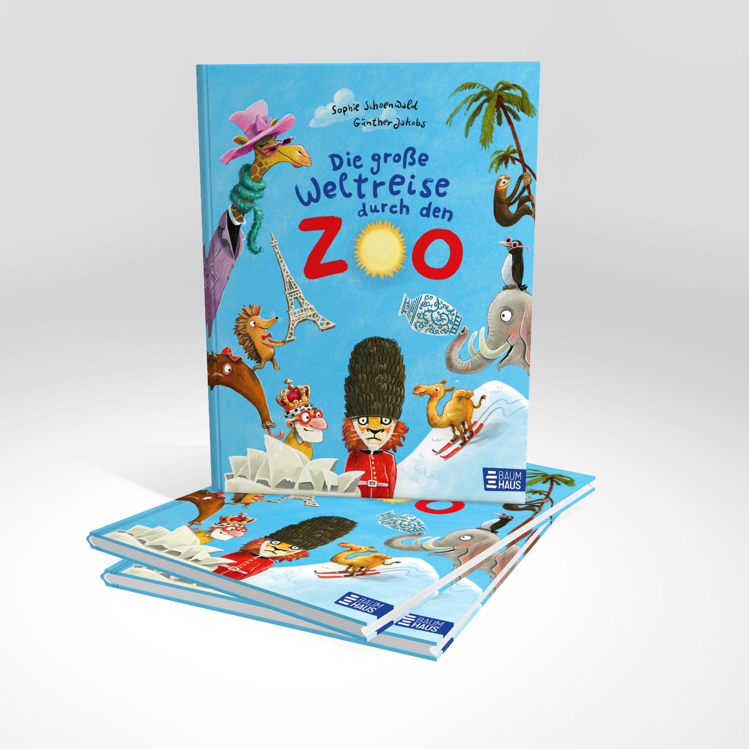 Bild: 9783833909528 | Die große Weltreise durch den Zoo | Sophie Schoenwald | Buch | 32 S.