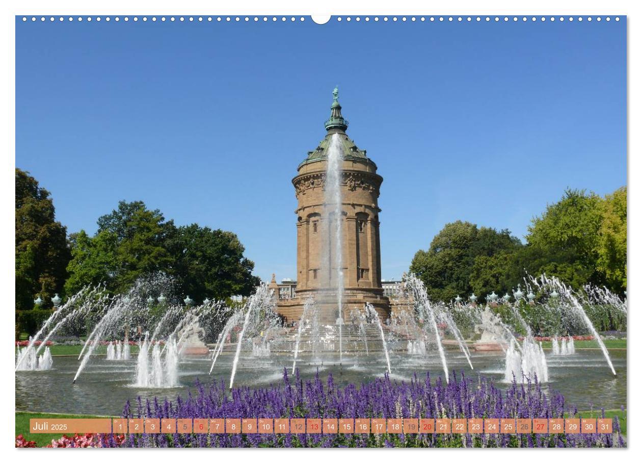 Bild: 9783435585113 | Mannheim - Stadt im Quadrat (Wandkalender 2025 DIN A2 quer),...