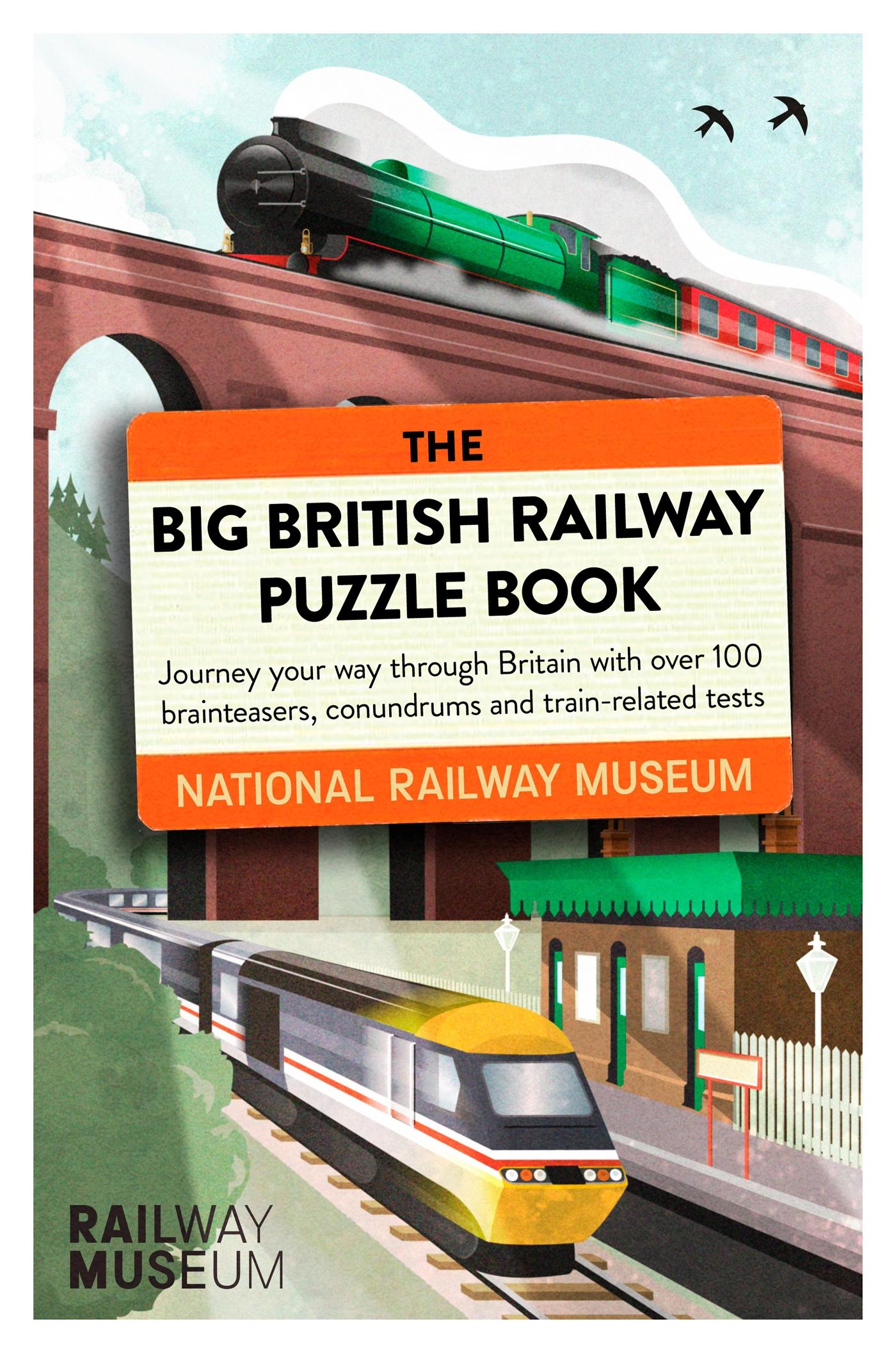 Cover: 9781409197560 | The Big British Railway Puzzle Book | Perfect for puzzle lovers!