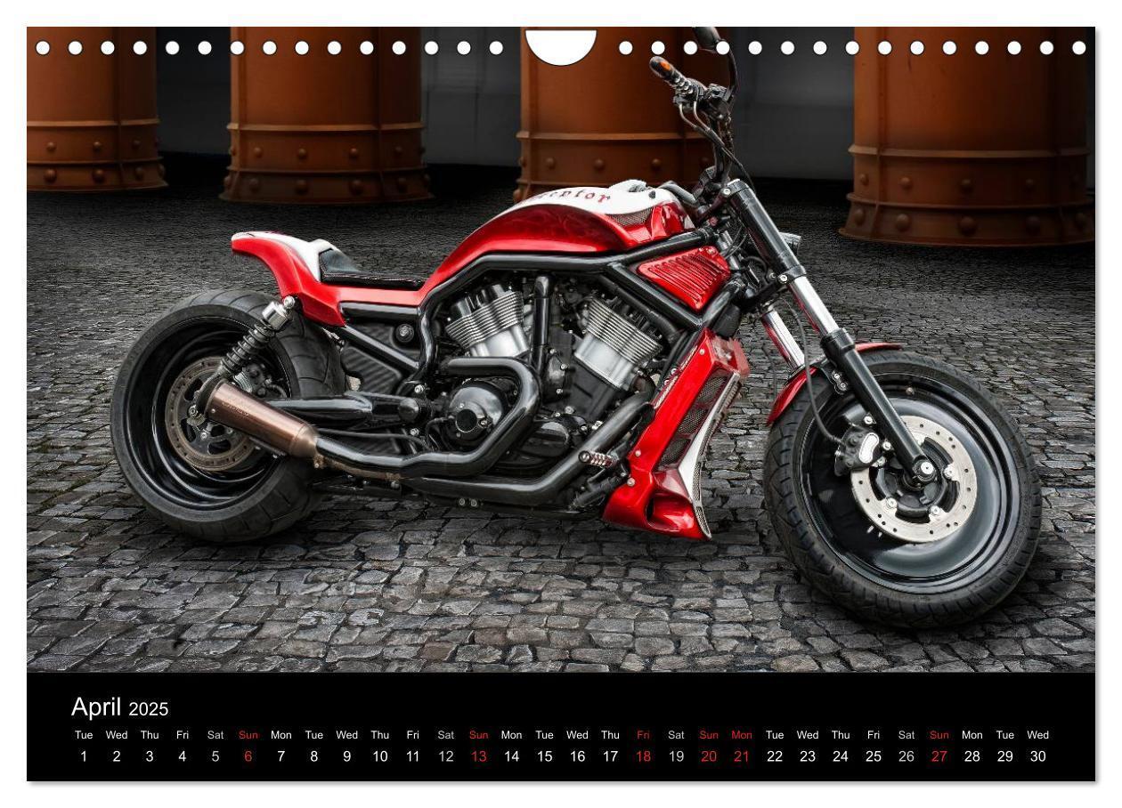 Bild: 9781325961658 | Motorbike Dreams (Wall Calendar 2025 DIN A4 landscape), CALVENDO 12...