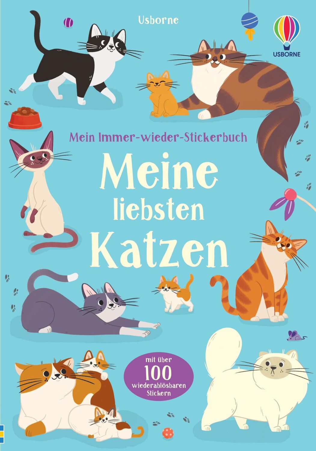 Cover: 9781035702565 | Mein Immer-wieder-Stickerbuch: Meine liebsten Katzen | Caroline Young