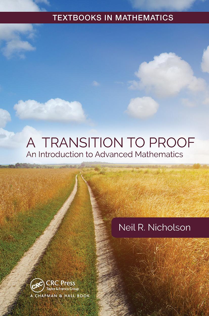 Cover: 9781032475721 | A Transition to Proof | An Introduction to Advanced Mathematics | Buch