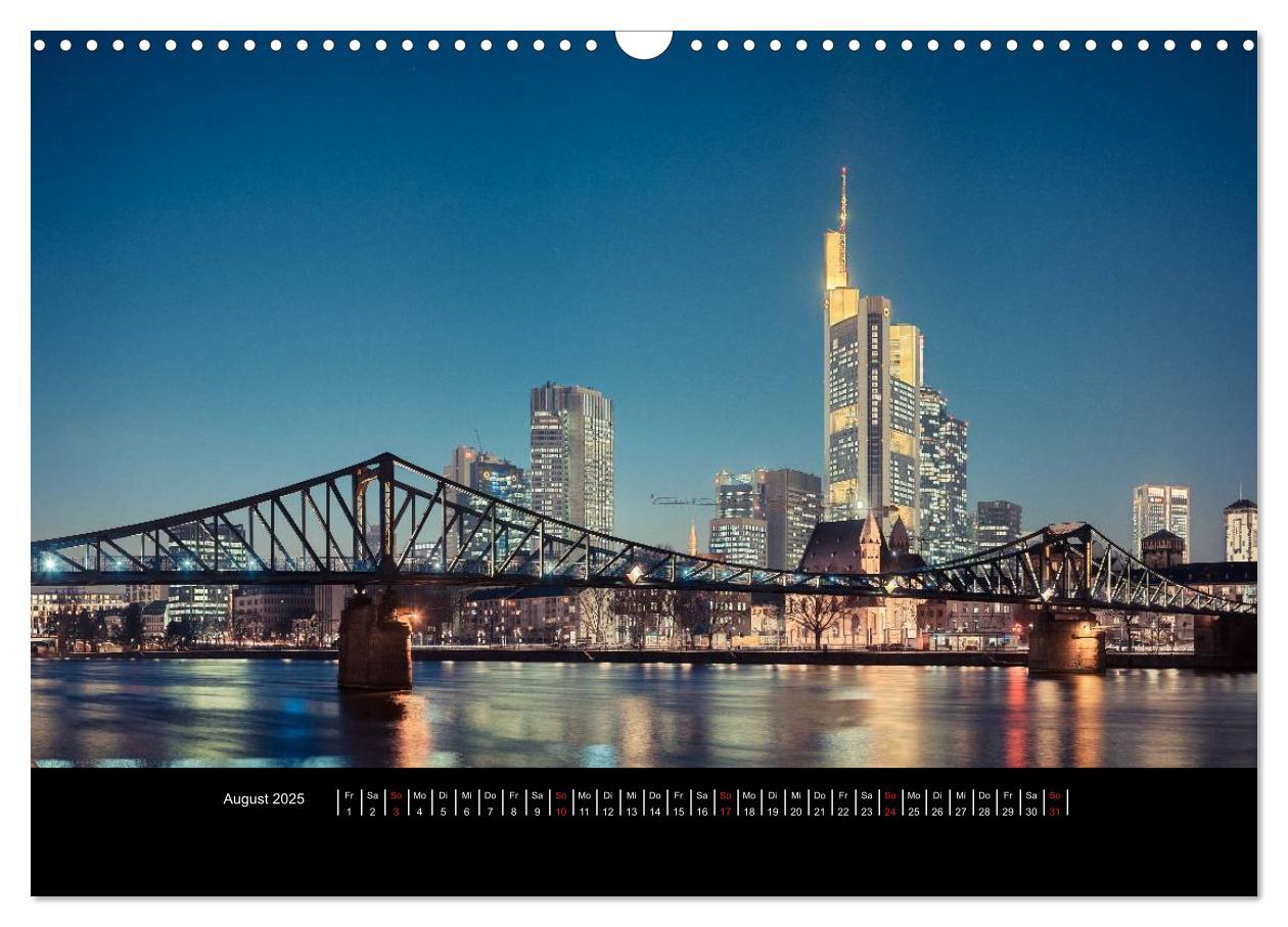 Bild: 9783435677559 | Frankfurt (Wandkalender 2025 DIN A3 quer), CALVENDO Monatskalender